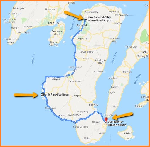 how-to-go-to-perth-paradise-report-from-bacolod-airport-map